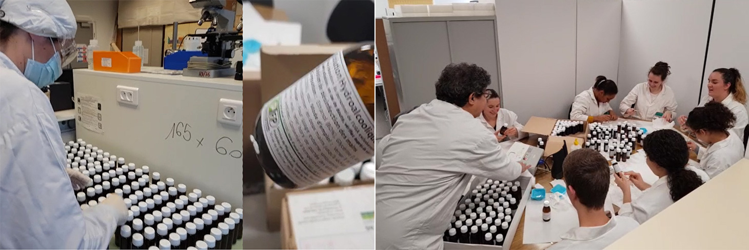 Production de solution hydro-alcoolique sur la plateforme pédagogique PIF2P Production de solution hydro-alcoolique sur la plateforme pédagogique PIF2P